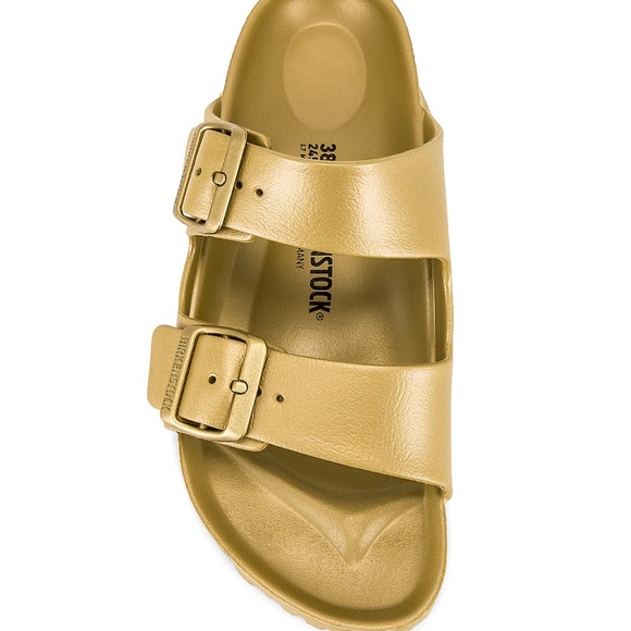 Birkenstock Eva Arizona Sandal in Glamour Gold EU 37 Narrow - Picture 5 of 6
